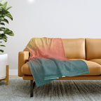 Ocean sunrise Throw Blanket Gallery Image 1