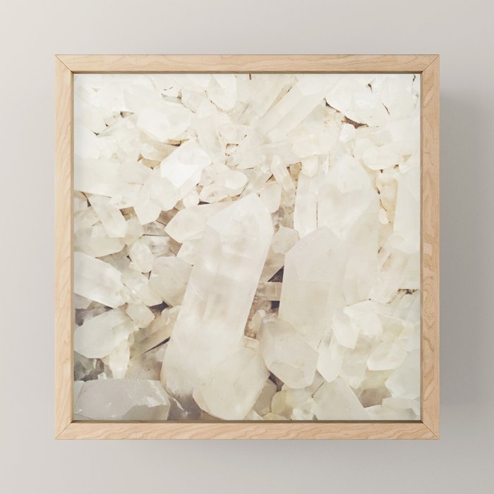 Quartz Crystals Mini Art Print Gallery Image 1