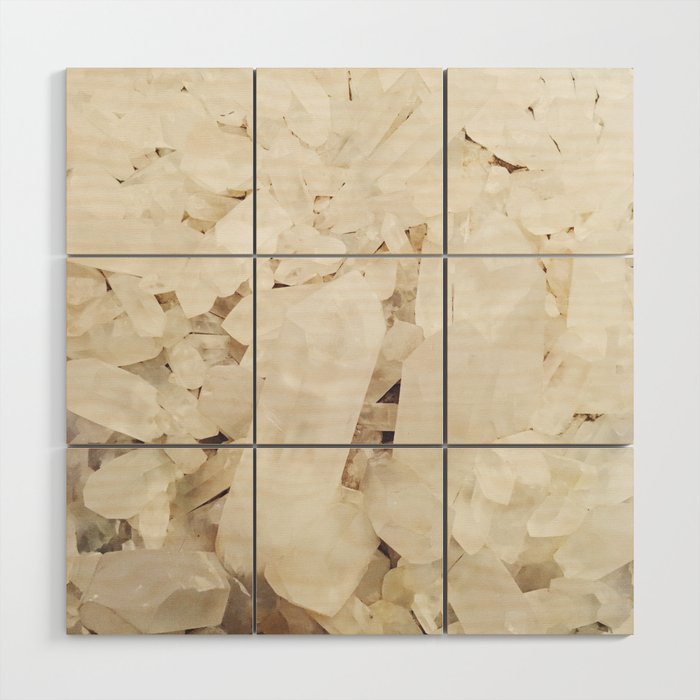 Quartz Crystals Wood Wall Art Gallery Image 1