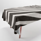 Black and White Palm Frond Tablecloth Gallery Image 1