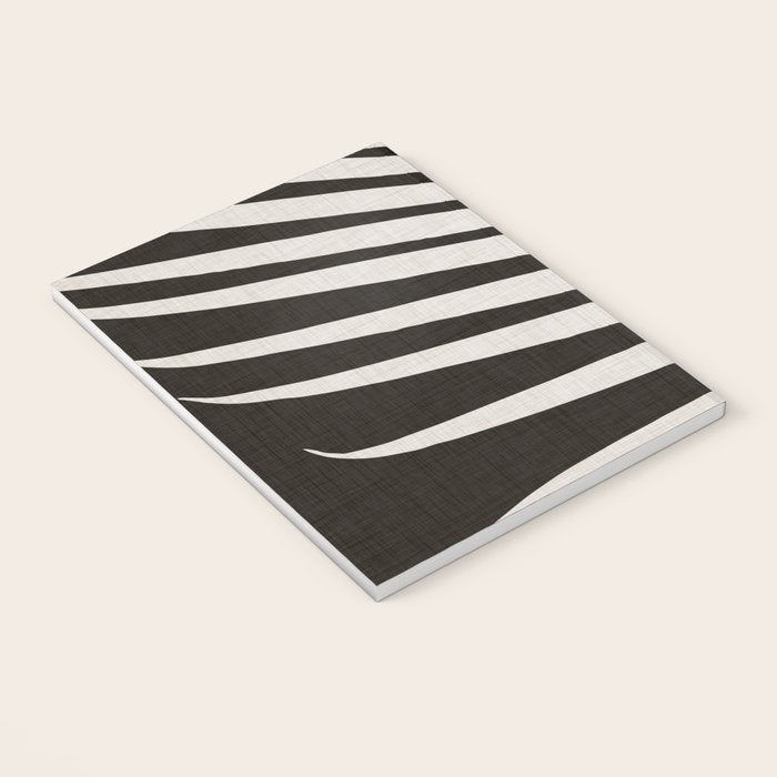 Black and White Palm Frond Notebook Gallery Image 3
