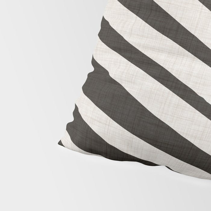 Black and White Palm Frond Pillow Sham Gallery Image 4
