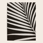 Black and White Palm Frond Poster Gallery Image 4