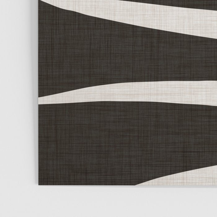 Black and White Palm Frond Poster Gallery Image 3