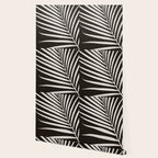 Black and White Palm Frond Wallpaper Gallery Image 2
