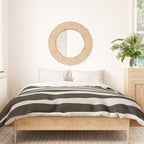 Black and White Palm Frond Duvet Cover Gallery Image 3