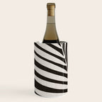 Black and White Palm Frond Wine Chiller Gallery Image 1