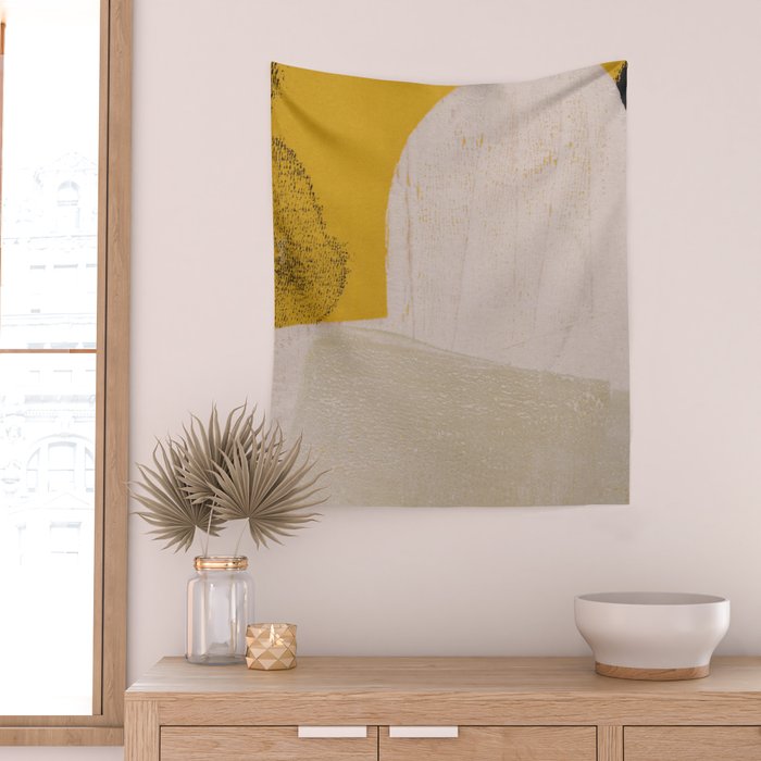 Connected Shapes #1 Wall Tapestry Gallery Image 2