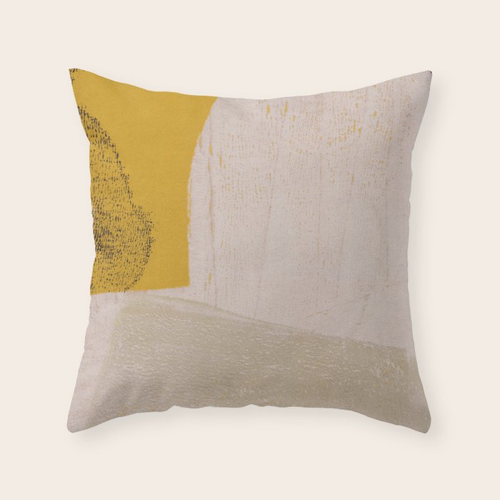 Connected Shapes #1 Throw Pillow Gallery Image 1