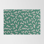 Funky Green and Pink Pattern Rug Gallery Image 2