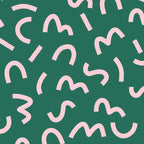 Funky Green and Pink Pattern Coffee Mug Gallery Image 2