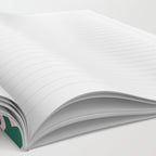 Funky Green and Pink Pattern Notebook Gallery Image 2