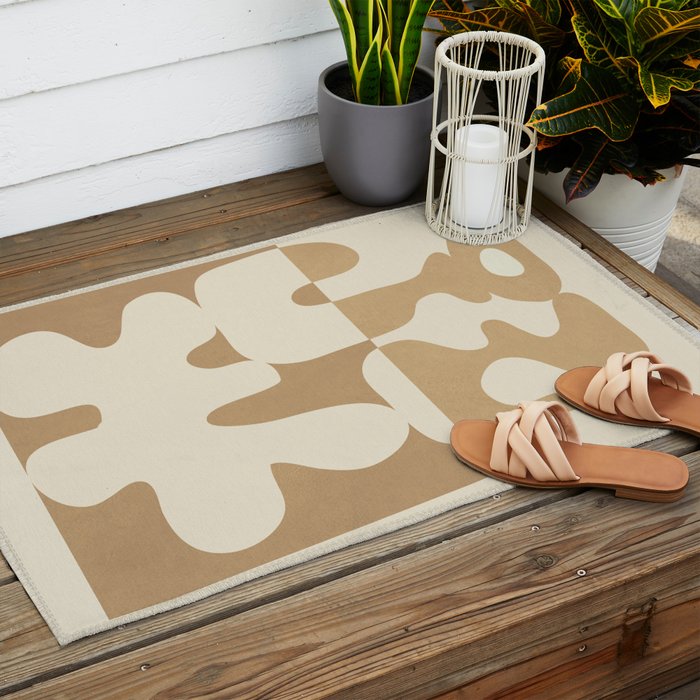 Duality in Motion 2 Outdoor Rug Gallery Image 2