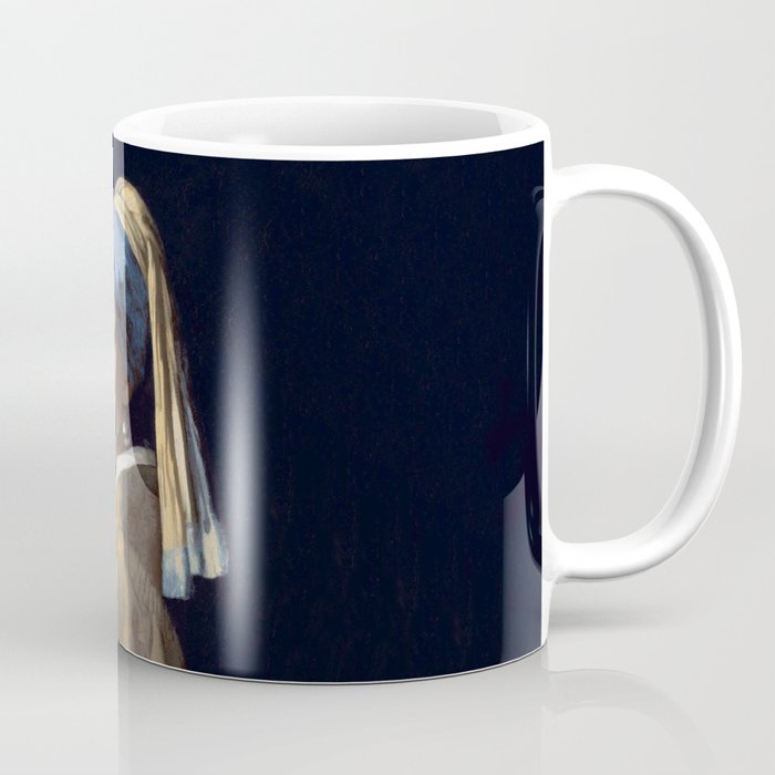Girl with Pearl Earing Blowing Gum Coffee Mug Gallery Image 1