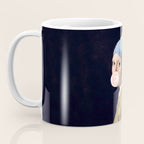 Girl with Pearl Earing Blowing Gum Coffee Mug Gallery Image 3
