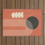 Abstract Geometric Shapes 109 Outdoor Rug Gallery Image 1