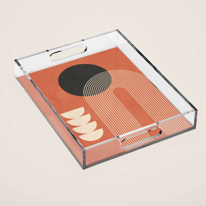 Abstract Geometric Shapes 109 Acrylic Tray Gallery Image 1