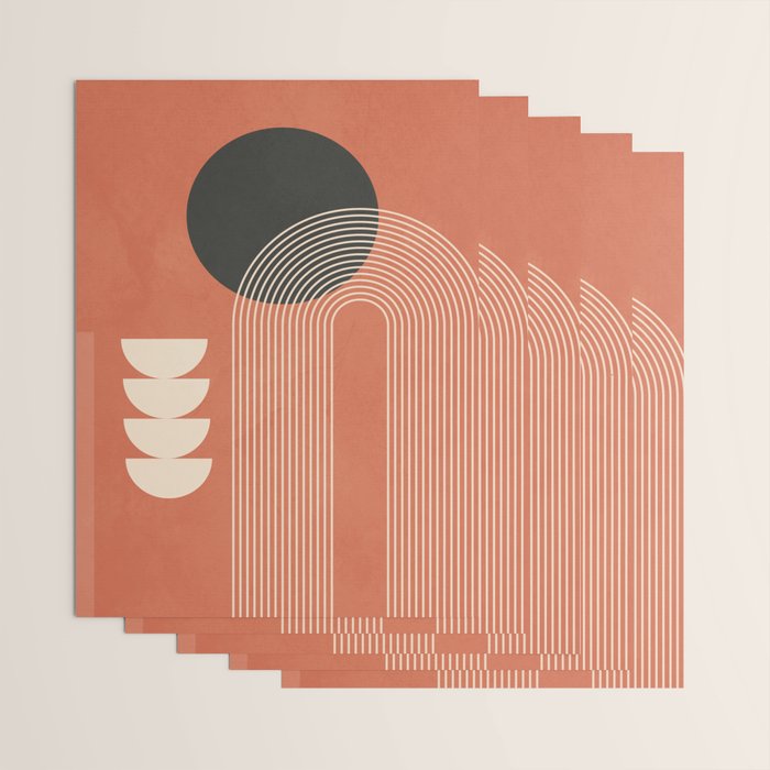 Abstract Geometric Shapes 109 Wrapping Paper Gallery Image 3