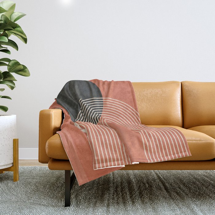 Abstract Geometric Shapes 109 Throw Blanket Gallery Image 1