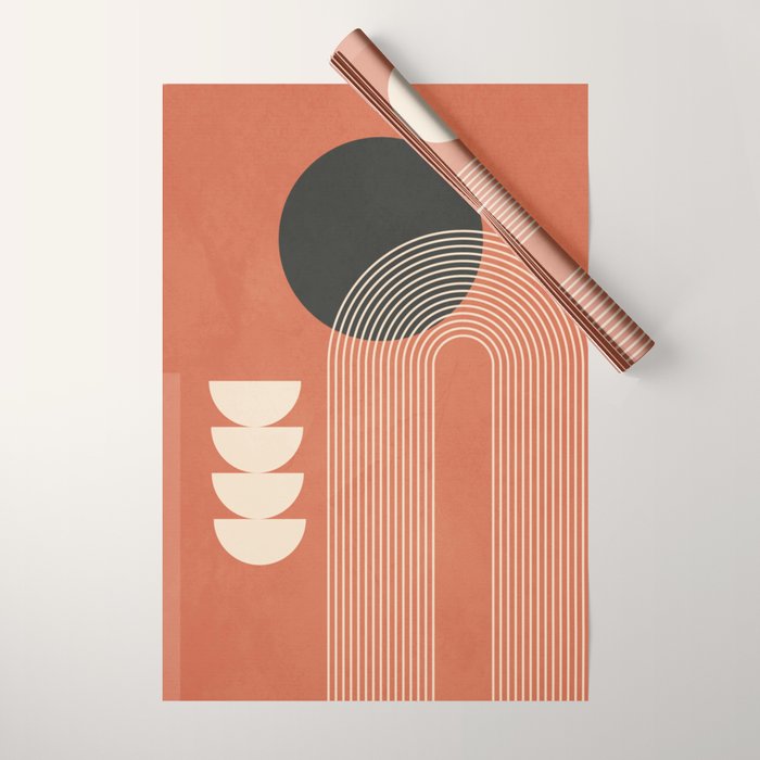 Abstract Geometric Shapes 109 Wrapping Paper Gallery Image 1