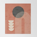 Abstract Geometric Shapes 109 Throw Blanket Gallery Image 2