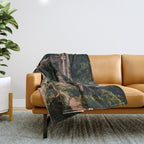 Mount Rainier National Park Entrance Throw Blanket Gallery Image 1