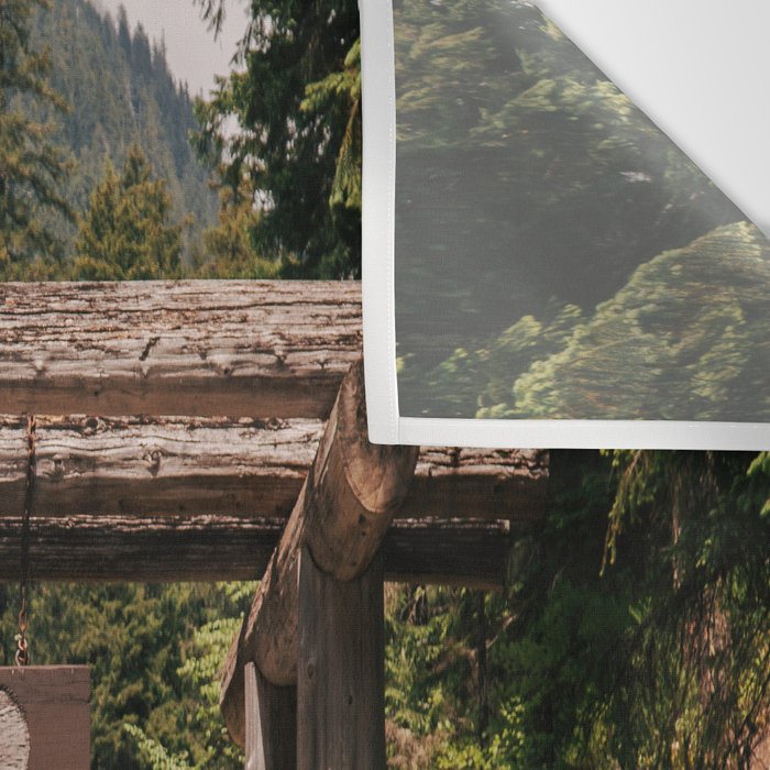 Mount Rainier National Park Entrance Wall Tapestry Gallery Image 3