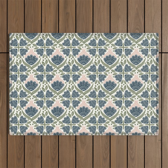 Seed to Bloom Summer Outdoor Rug Gallery Image 1