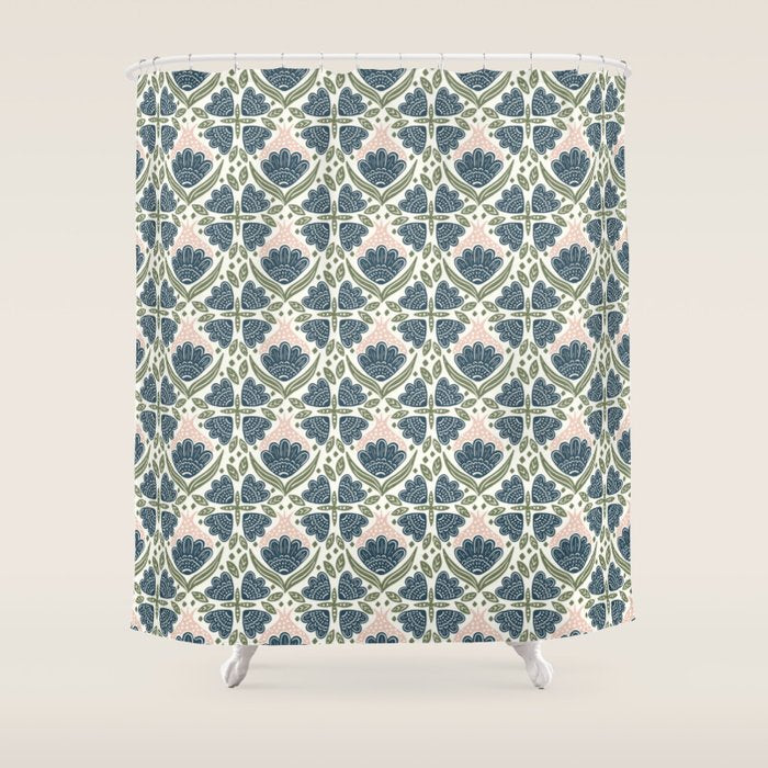 Seed to Bloom Summer Shower Curtain Gallery Image 1