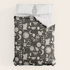 Lunar Pattern: Eclipse Duvet Cover Gallery Image 6
