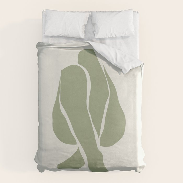 Abstract Woman 12 Duvet Cover Gallery Image 1