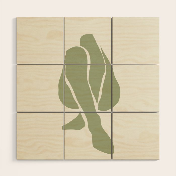 Abstract Woman 12 Wood Wall Art Gallery Image 1