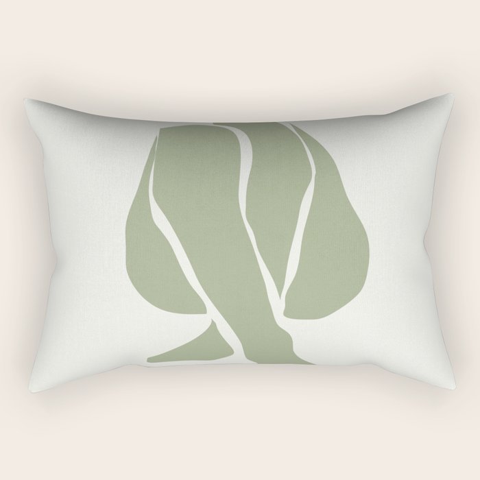 Abstract Woman 12 Rectangular Pillow Gallery Image 1