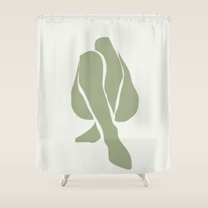 Abstract Woman 12 Shower Curtain Gallery Image 1