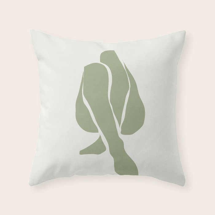 Abstract Woman 12 Throw Pillow Gallery Image 6
