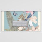 minimal collage/ Garden 3 Desk Mat Gallery Image 1