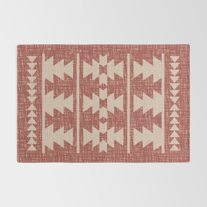 Southwestern Pattern 135 Sienna and Beige Rug Gallery Image 2