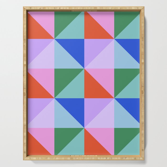 Kaleidoscope - brights Serving Tray Gallery Image 1