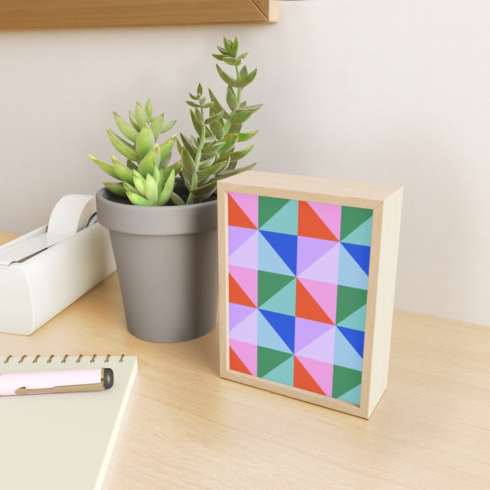 Kaleidoscope - brights Mini Art Print Gallery Image 2