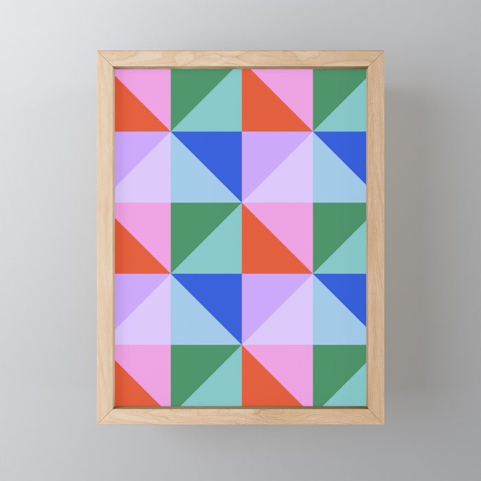 Kaleidoscope - brights Mini Art Print Gallery Image 1