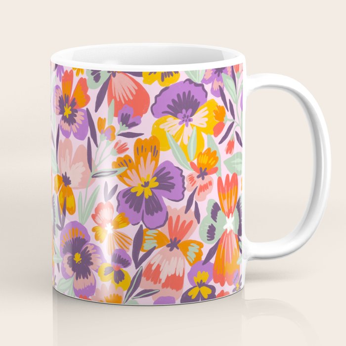 Pansies Coffee Mug Gallery Image 1