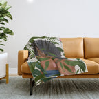 Aanu the plant lady  Throw Blanket Gallery Image 1