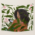 Aanu the plant lady  Wall Tapestry Gallery Image 4