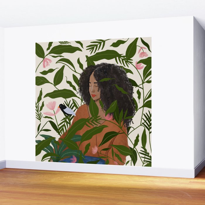 Aanu the plant lady  Wall Mural Gallery Image 2