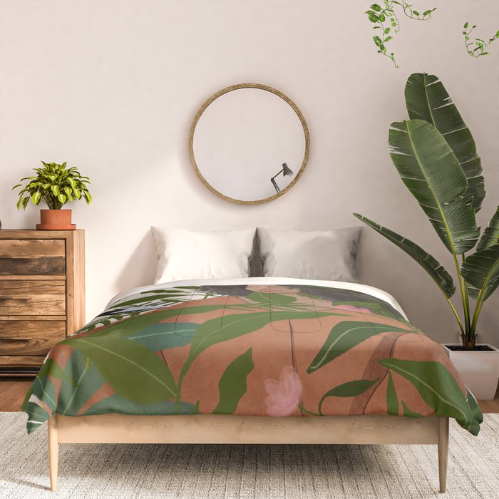 Aanu the plant lady  Comforter Gallery Image 3