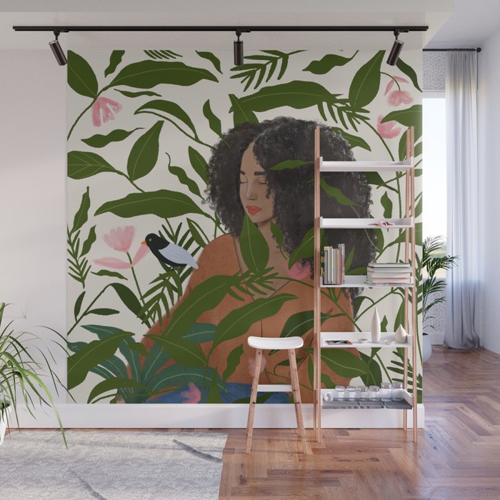 Aanu the plant lady  Wall Mural Gallery Image 1