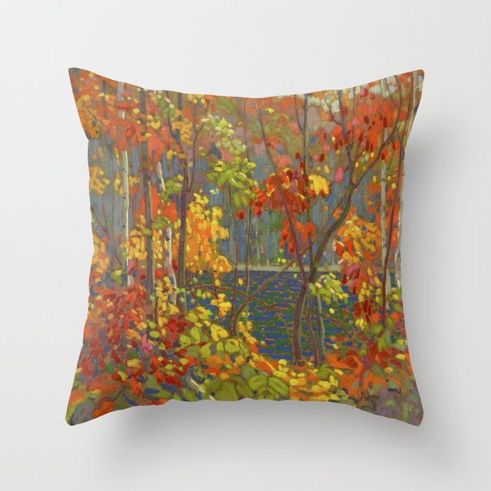 Tom Thomson The Pool 1915-1916 Canadian Landscape Artist Throw Pillow Gallery Image 6