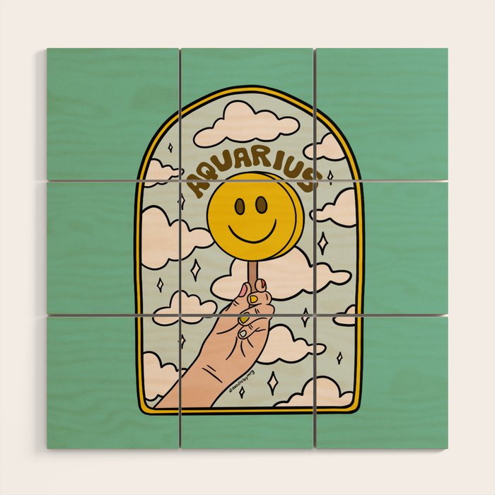 Aquarius Popsicle Wood Wall Art Gallery Image 1