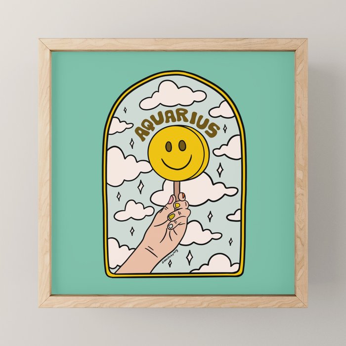 Aquarius Popsicle Mini Art Print Gallery Image 1