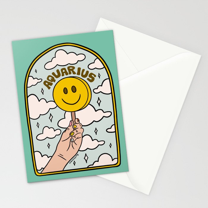 Aquarius Popsicle Stationery Card Gallery Image 2